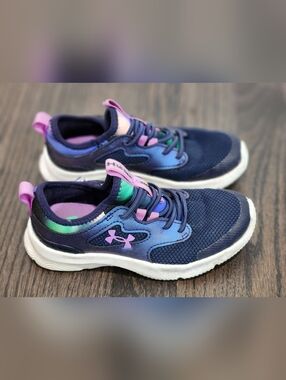 Under Armour Blue and Purple Sneakers